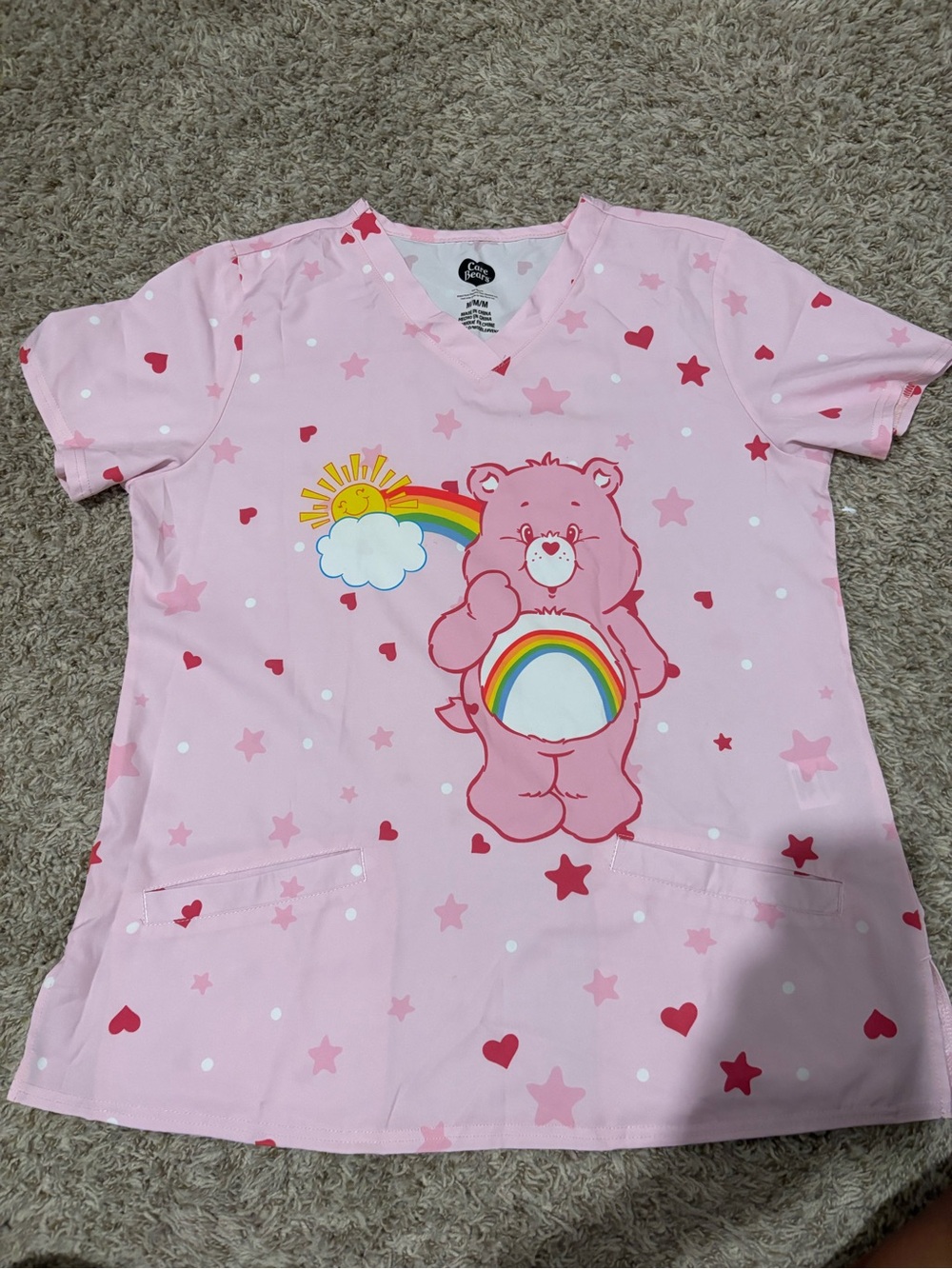 Care Bears Scrub Top